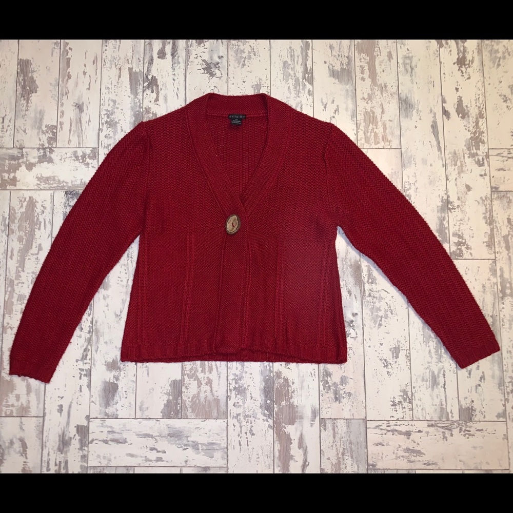 Vintage Red Tally Ho Sweater